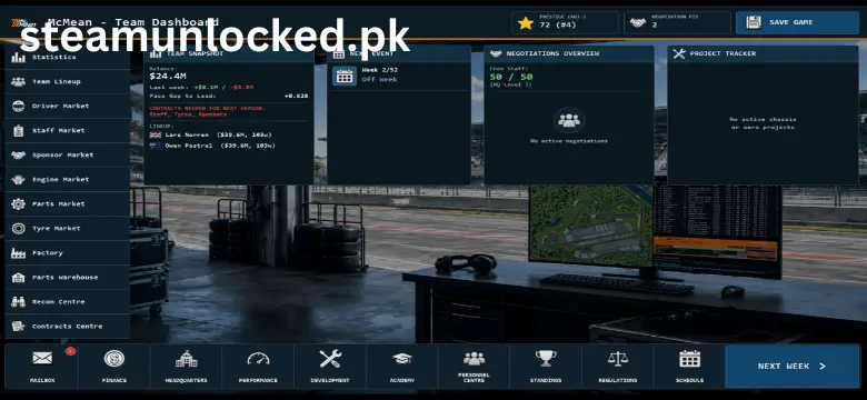 Team Principal A Racing Manager Download for PC